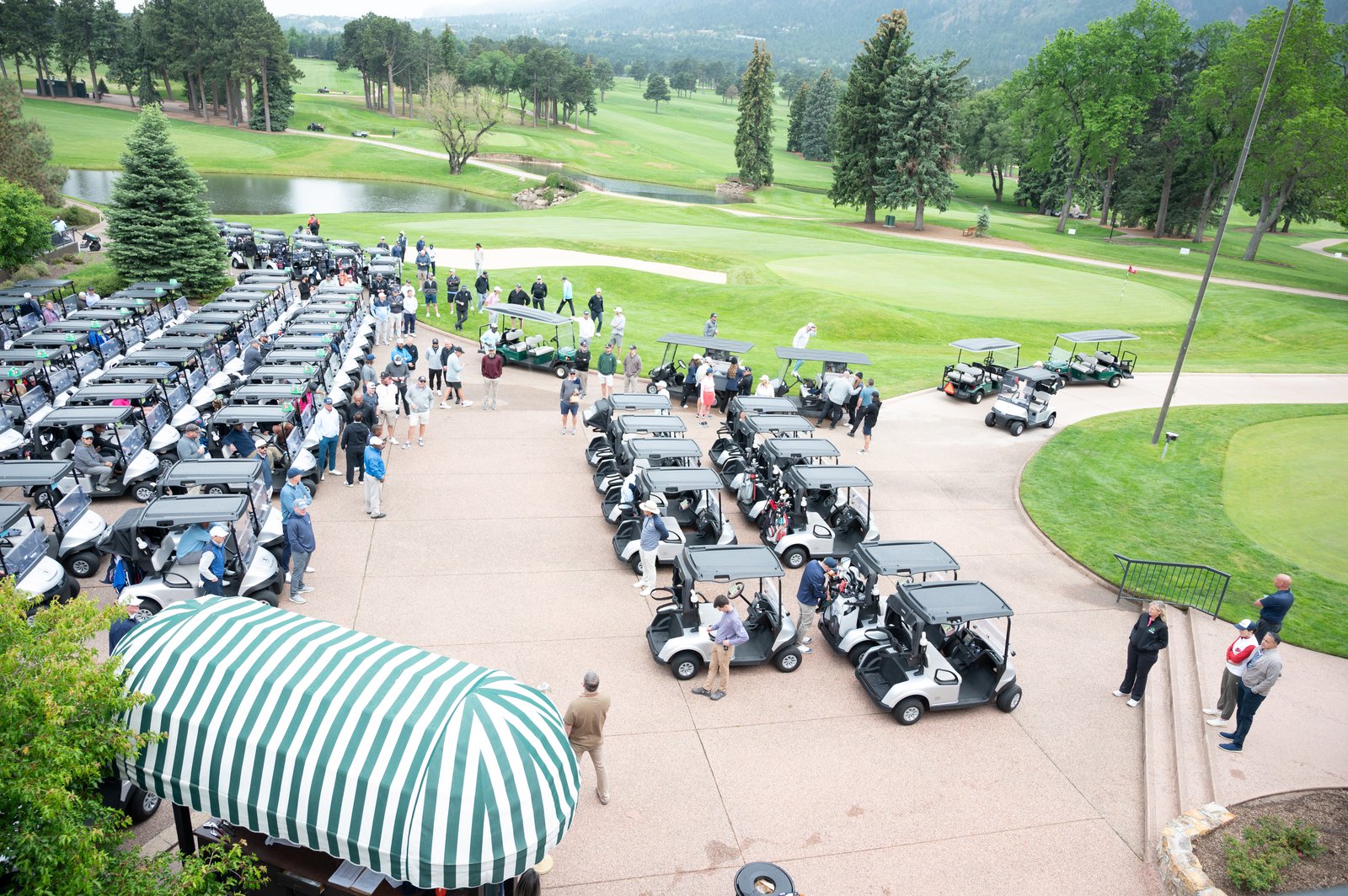 Tournament morning at The Broadmoor