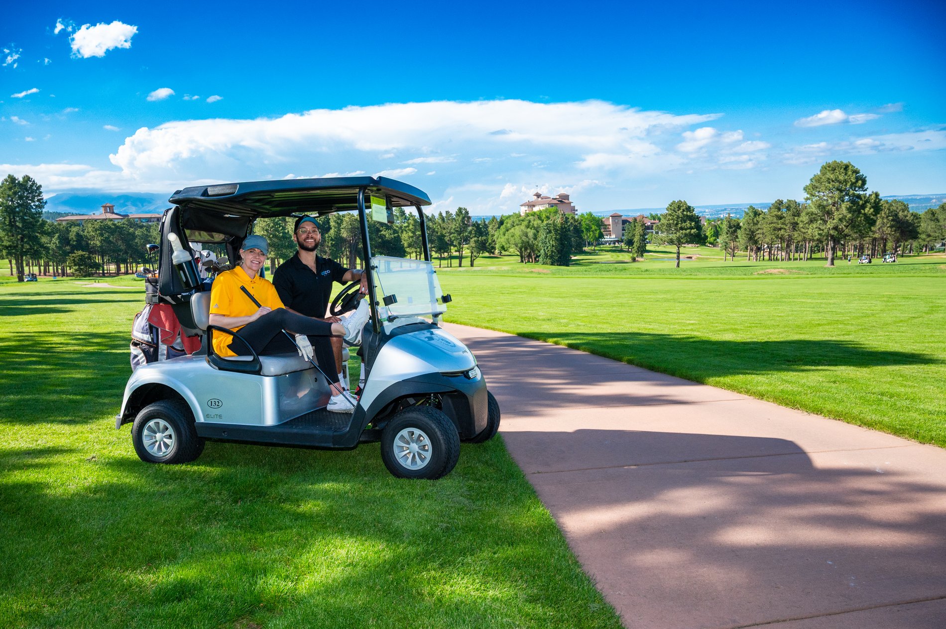 Tournament day on the fairways at The Broadmoor