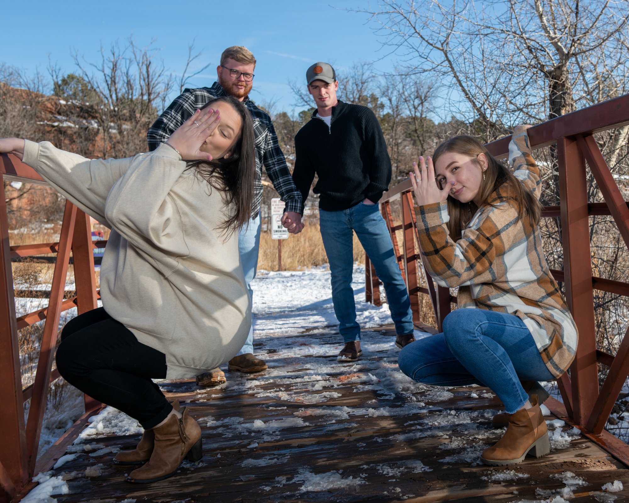 A joyful family gathered outdoors in a defining moment, captured with warmth and authenticity during a personal legacy session in Colorado.