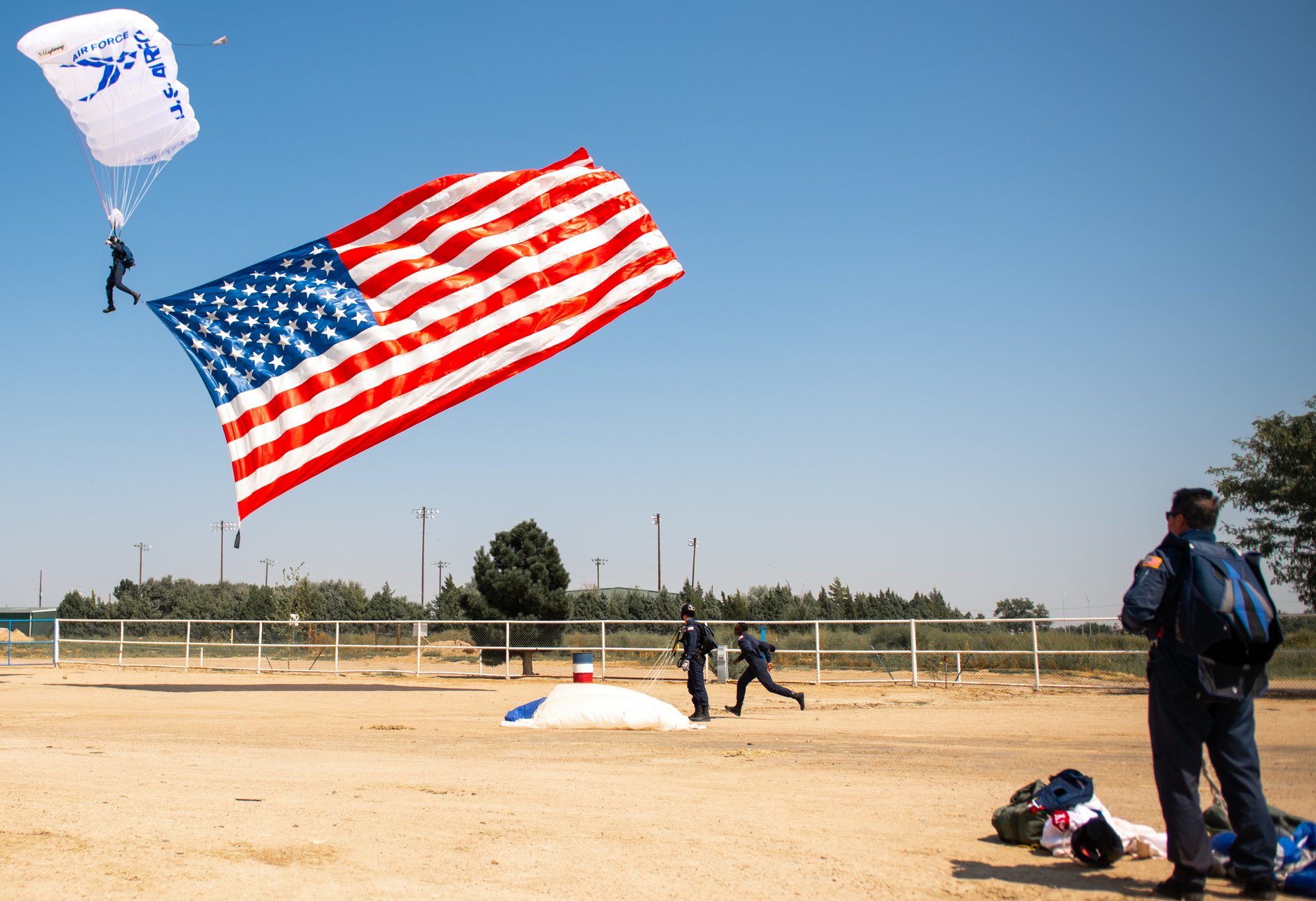 The colors carried in tribute