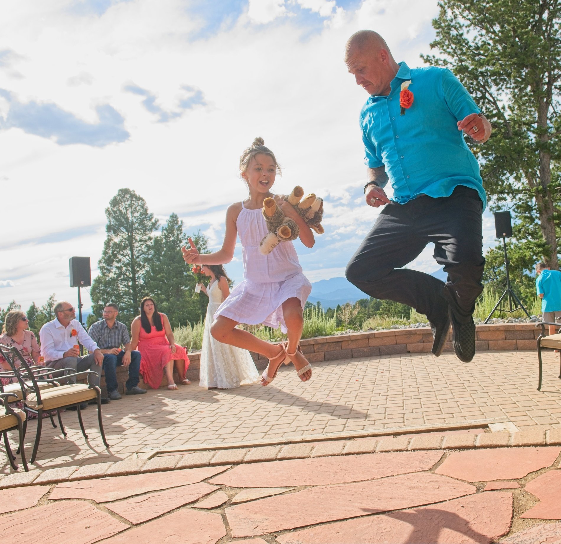 A wedding celebration