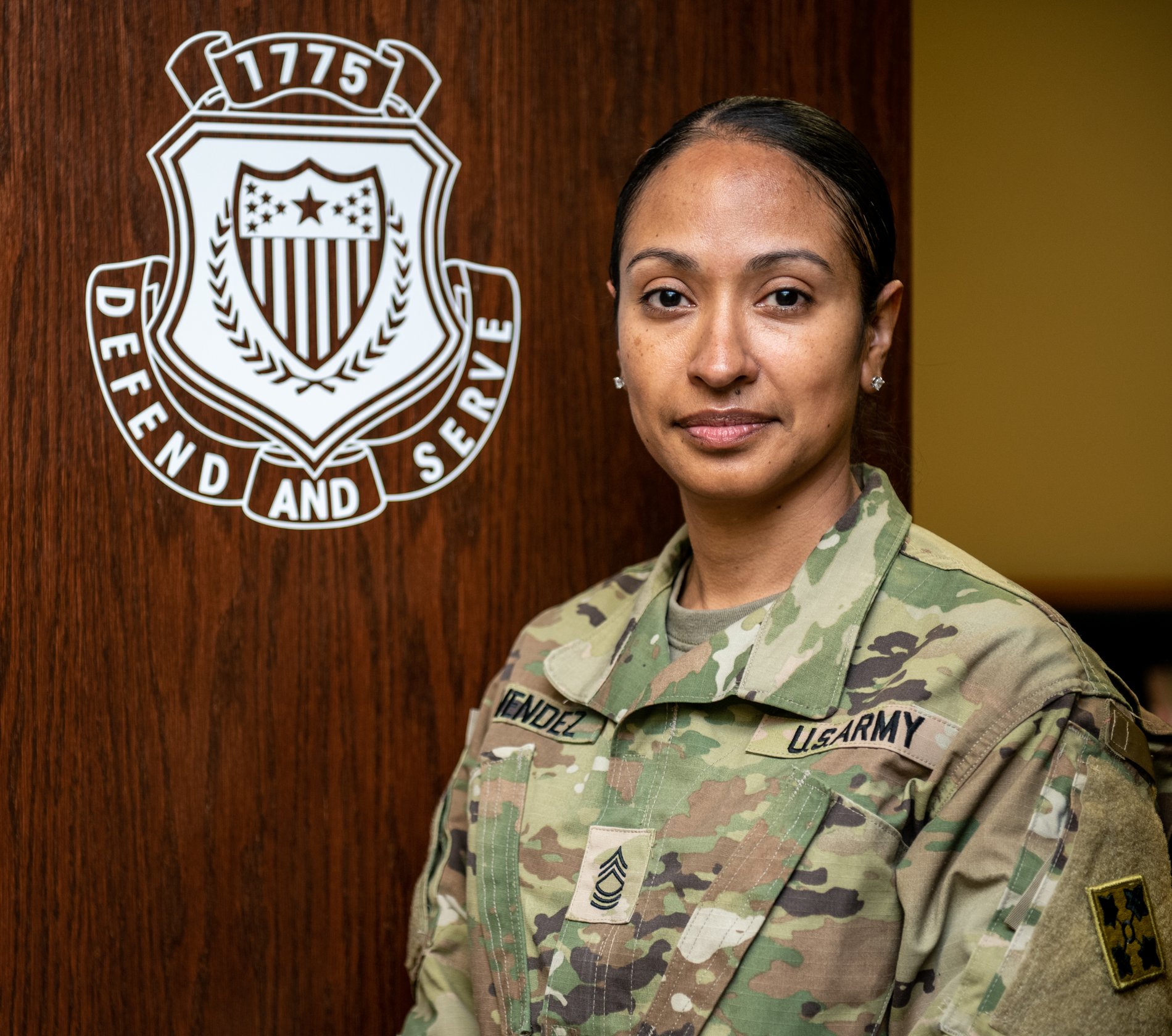 A dignified portrait of a serving soldier