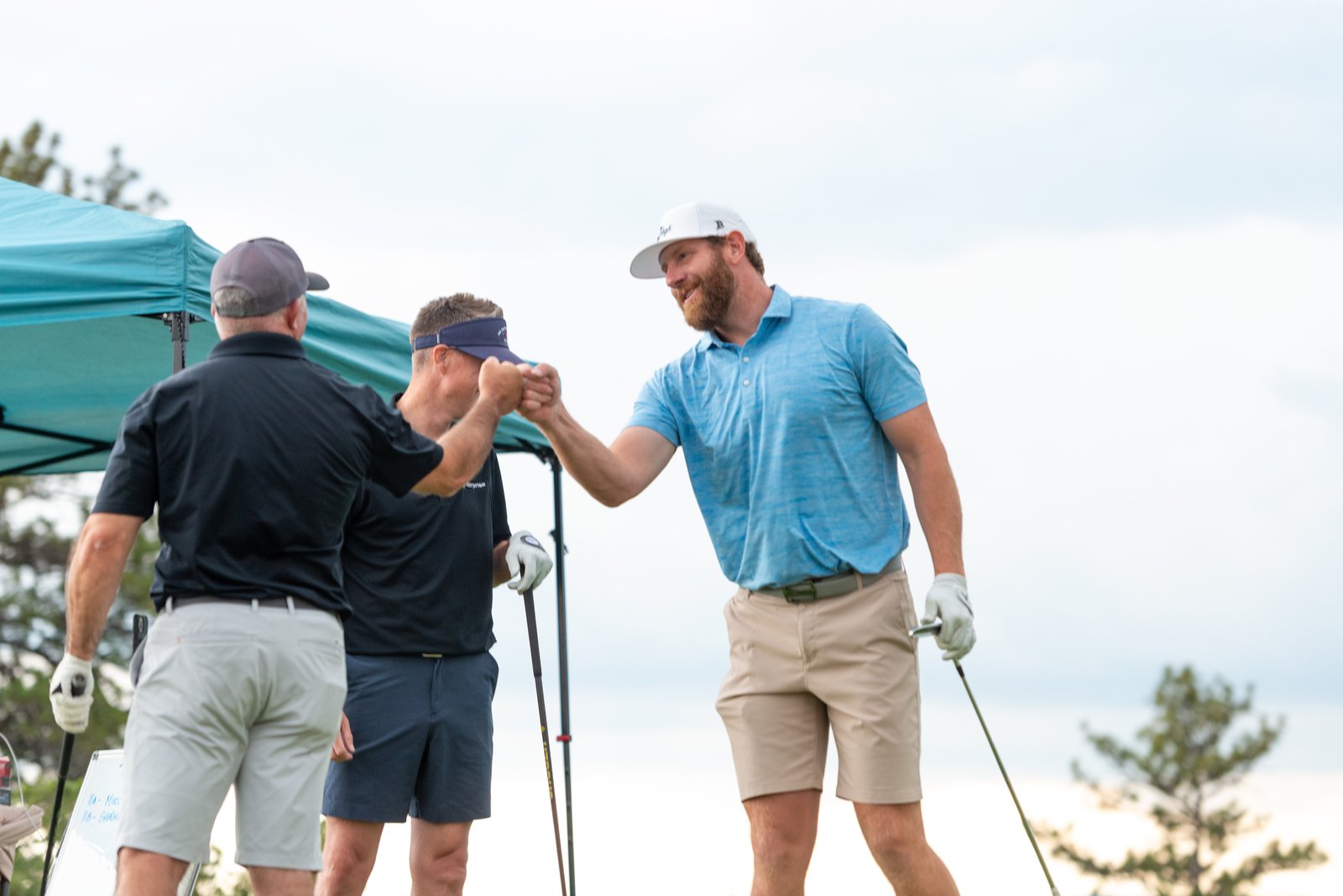 A corporate golf tournament