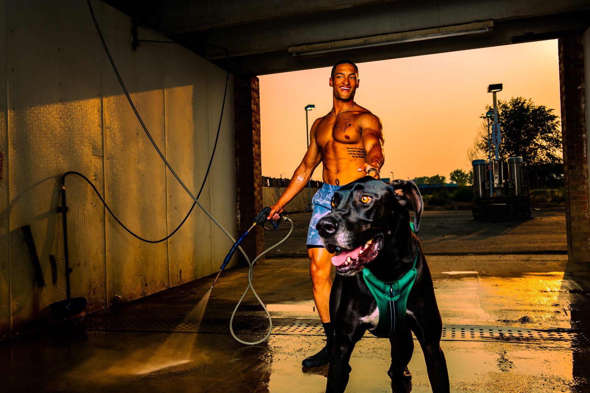 A personal brand portrait at golden hour, Perfectionshoots Colorado portrait photography