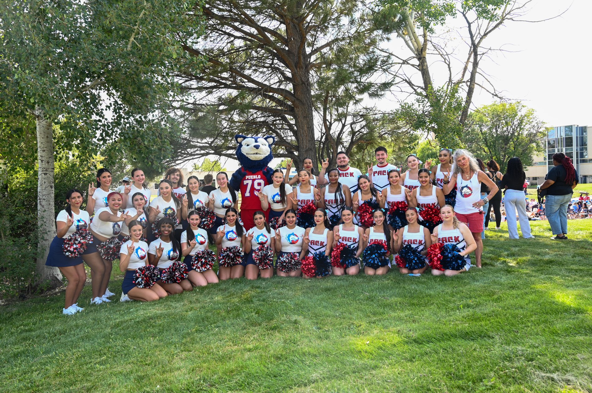 Cheer and spirit squads on campus, Perfectionshoots university event photography