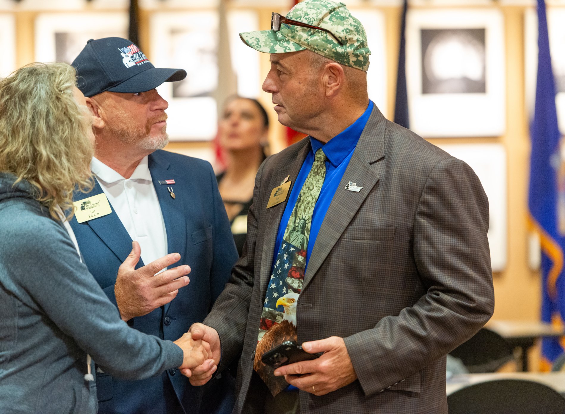 A handshake at a civic reception, Perfectionshoots Colorado corporate event photography