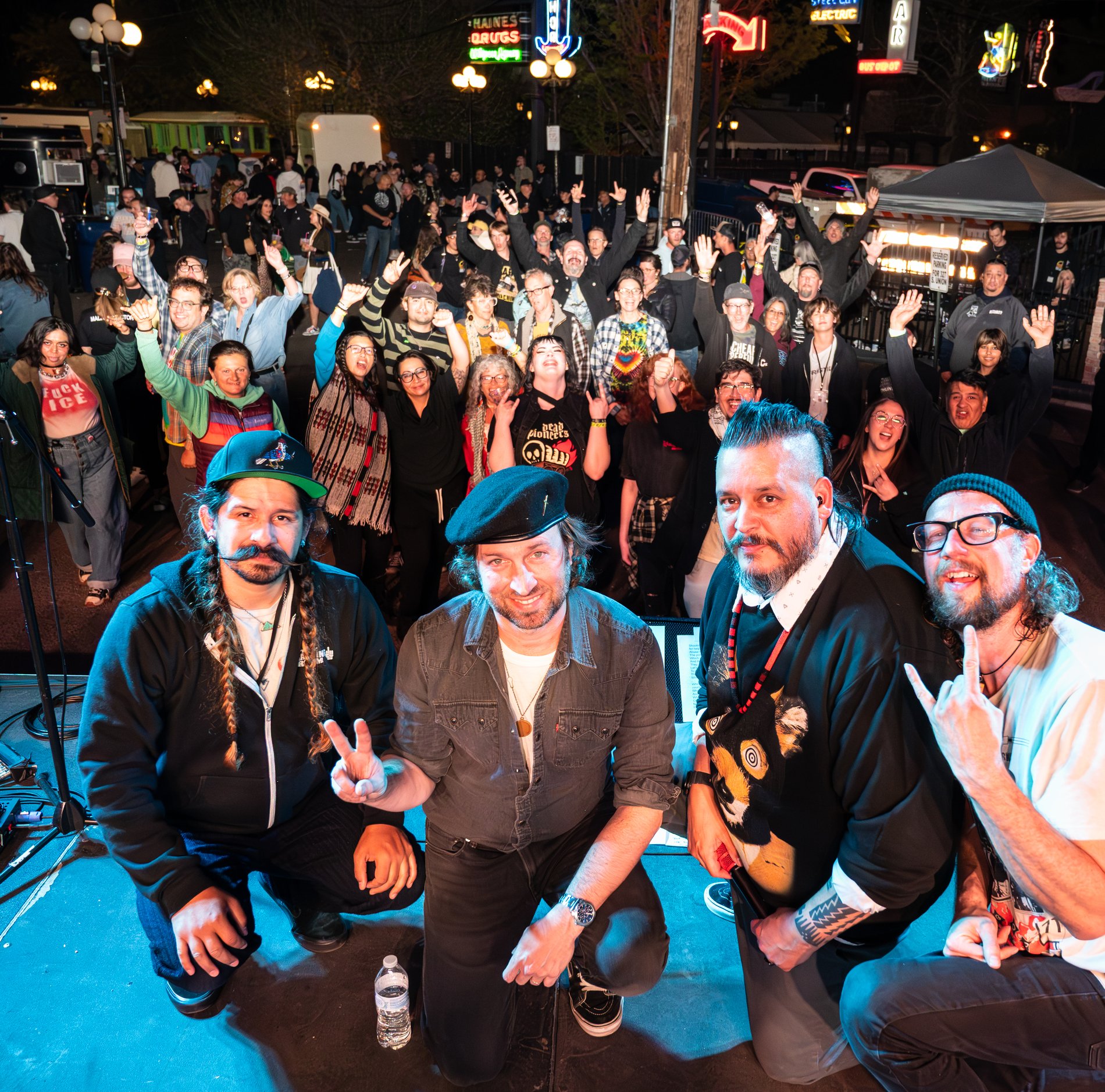 A band and the crowd that came for them, Perfectionshoots Colorado event photography
