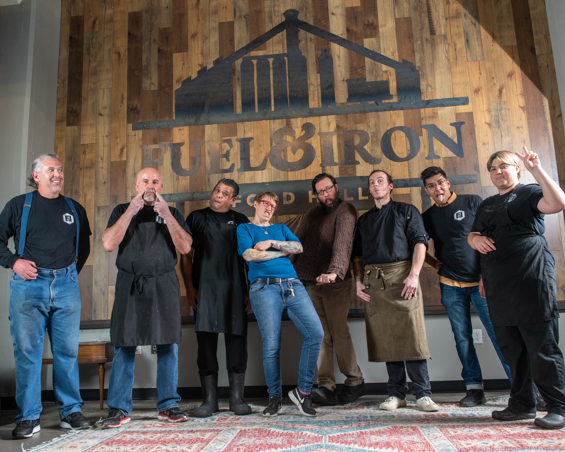 A restaurant team in their space, Perfectionshoots Colorado corporate event photography