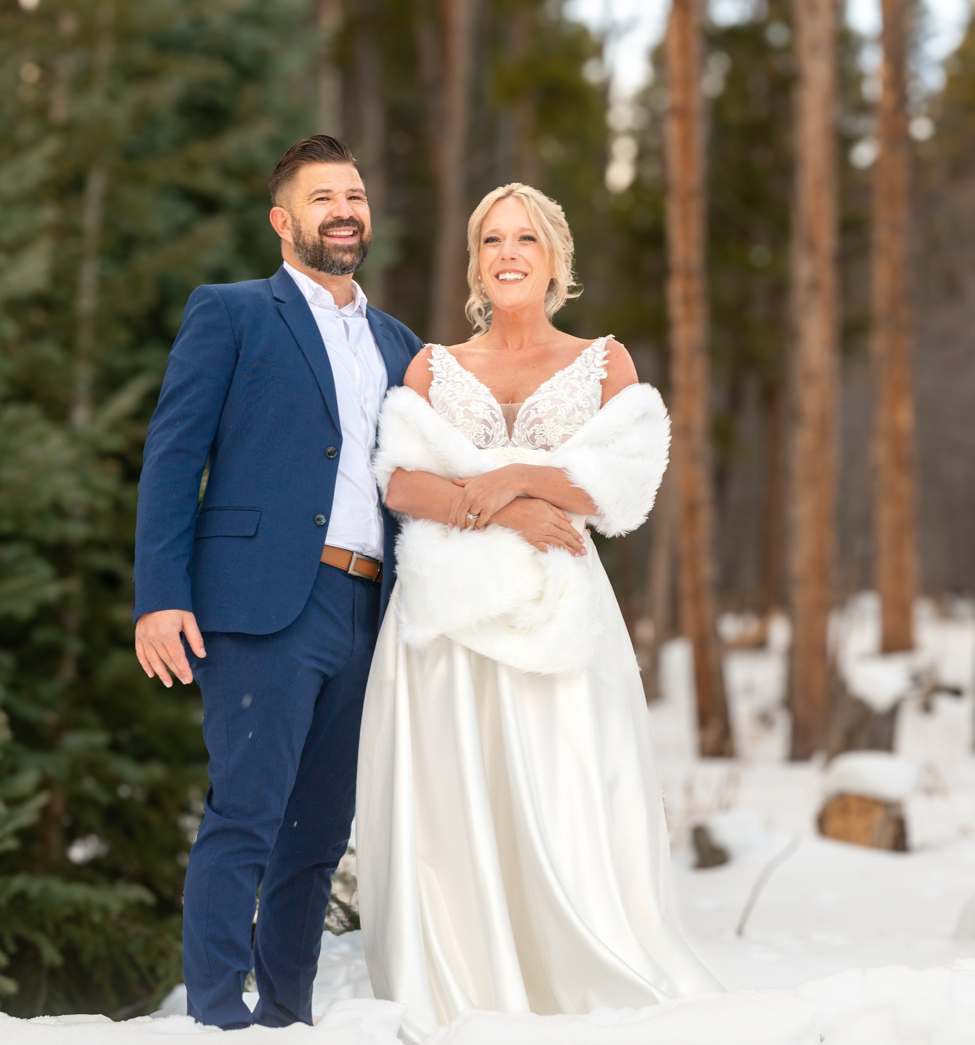A winter wedding among the snowy pines, Perfectionshoots Colorado event photography
