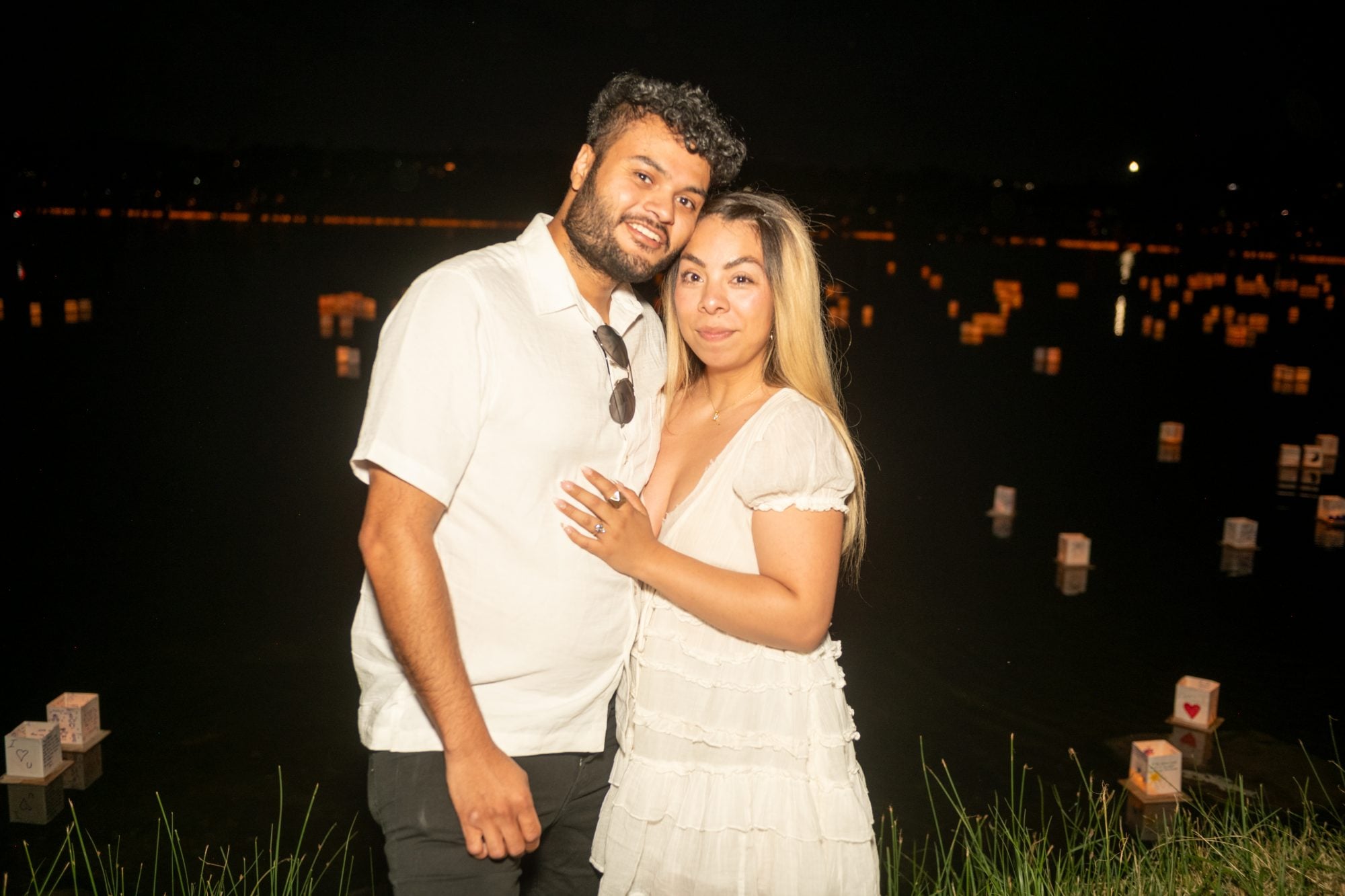 A proposal beneath a field of glowing lanterns, Perfectionshoots Colorado photography collections