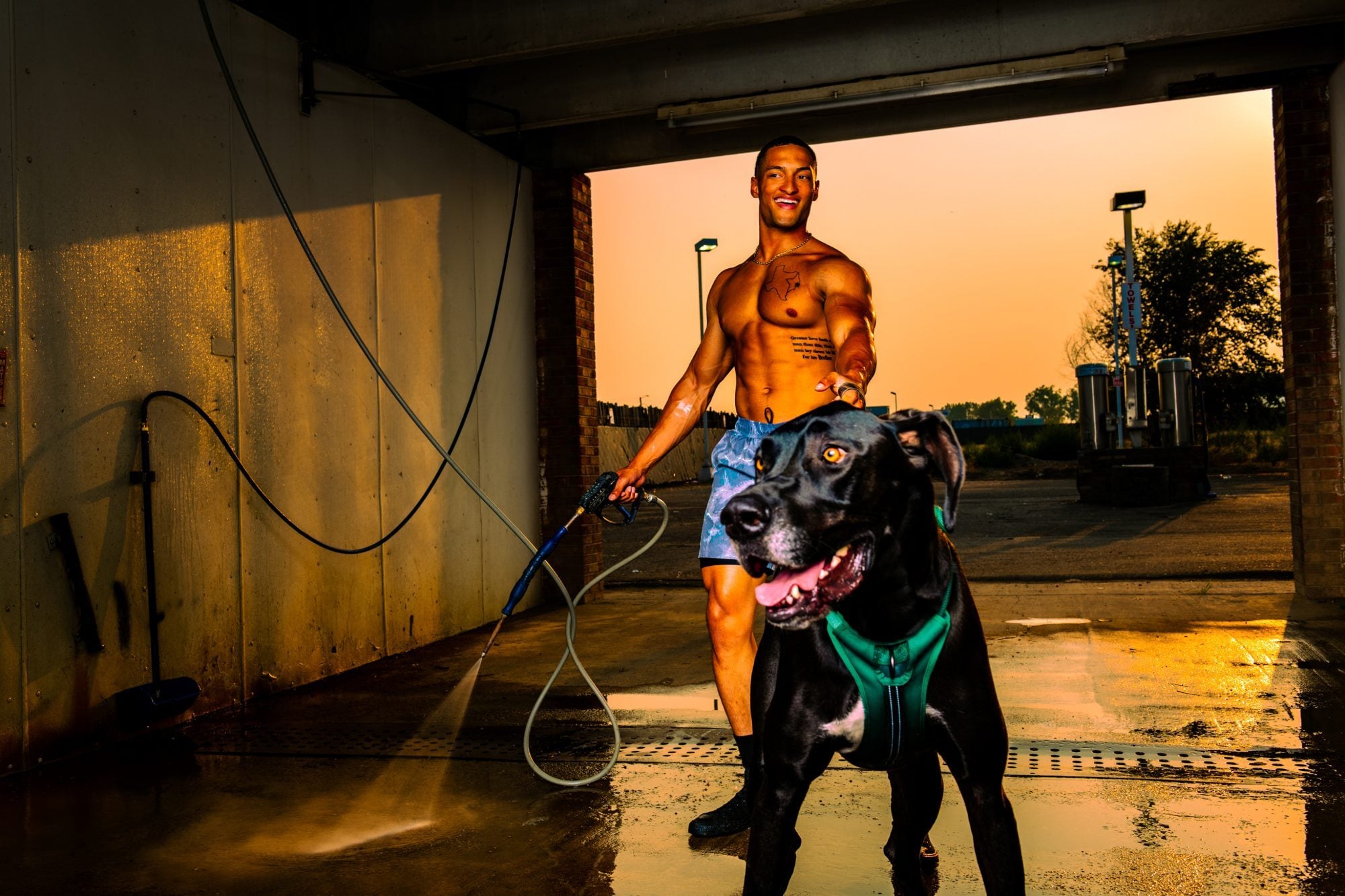 A personal brand portrait at golden hour, Perfectionshoots Colorado portrait photography