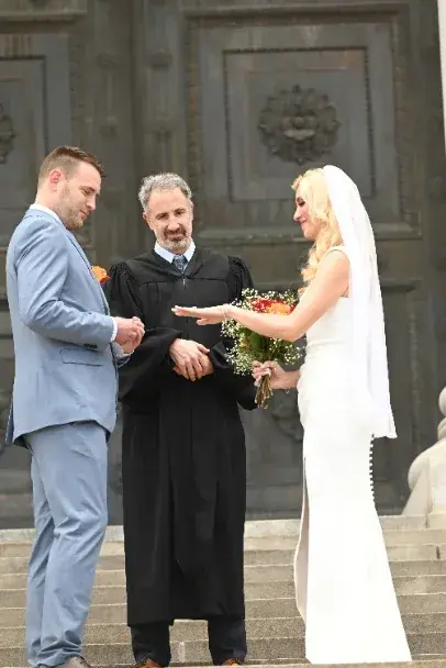 A wedding portrait captured during the couples session